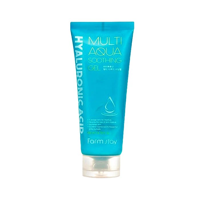 ژل آبرسان فارم استی مدل hyaluronic acid multi aqua حجم 200 میلی لیتر