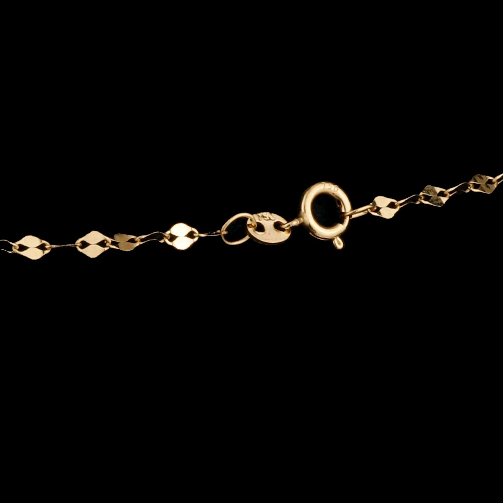 گردنبند طلا 18 عیار زنانه درگونه مدل استار لوکس - - 3