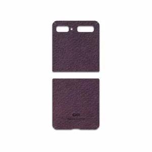 MAHOOT Purple-Leather Cover Sticker for Samsung Galaxy Z Flip