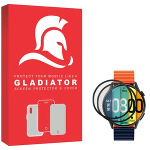 محافظ صفحه نمایش گلادیاتور مدل GWP2000 مناسب برای ساعت هوشمند شیائومی Kieslect KR Pro بسته دو عددی