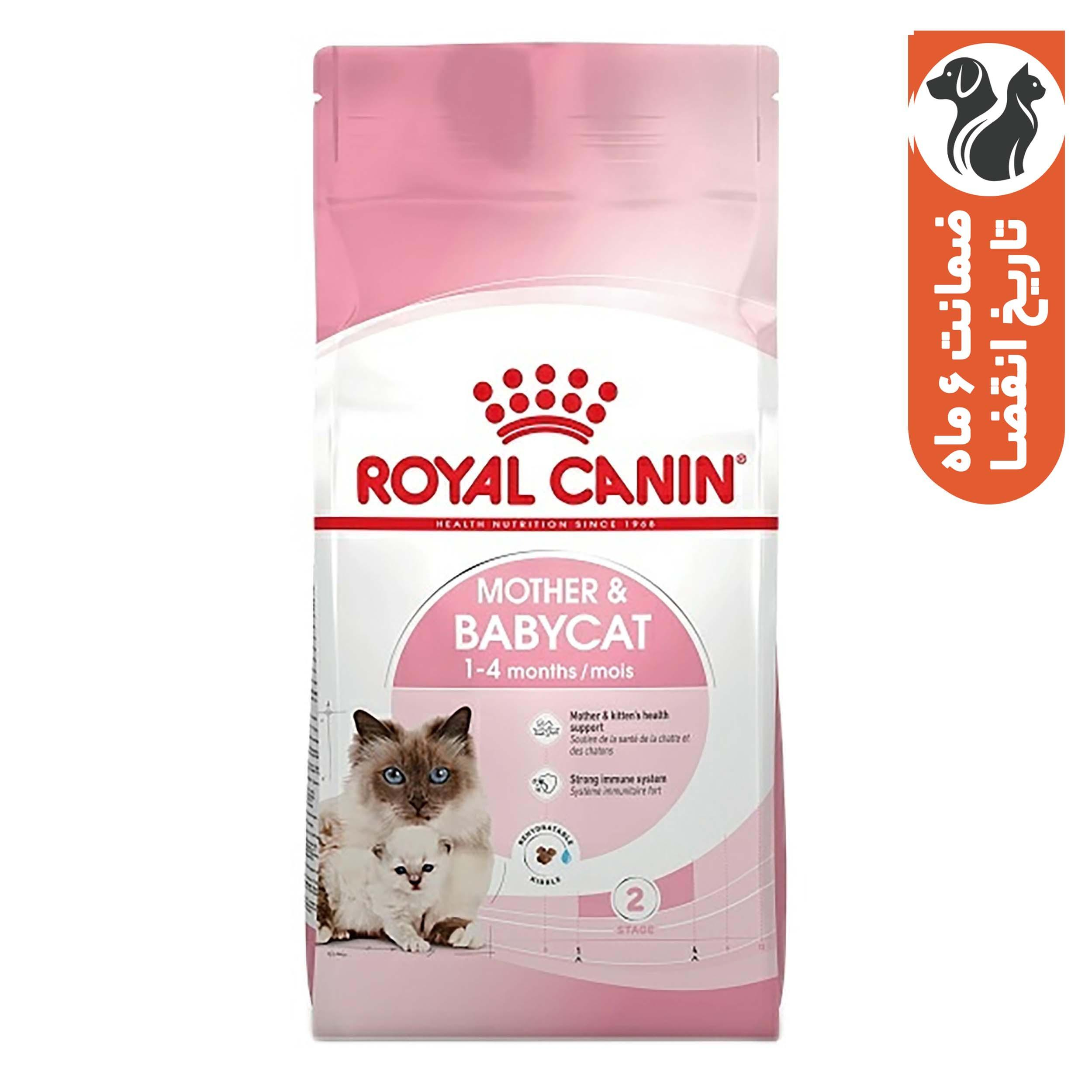 غذا خشک گربه نابالغ رویال کنین مدل Mother and Baby cat وزن 2000 گرم
