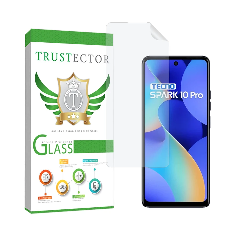 محافظ صفحه نمایش هیدروژل تراستکتور مدل NANOJELT مناسب برای گوشی موبایل تکنو Spark 10 Pro