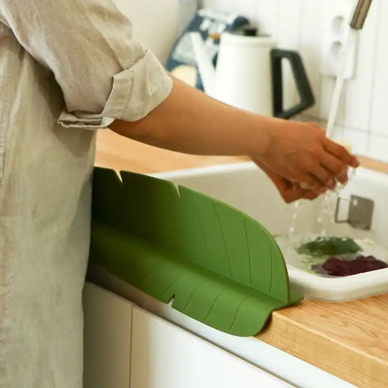 آبگیر سینک مدل سیلیکونی طرح برگ