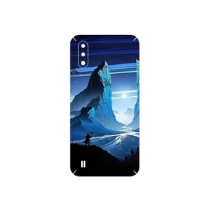 MAHOOT Blue Mountains Digital Art Cover Sticker for Samsung Galaxy M01