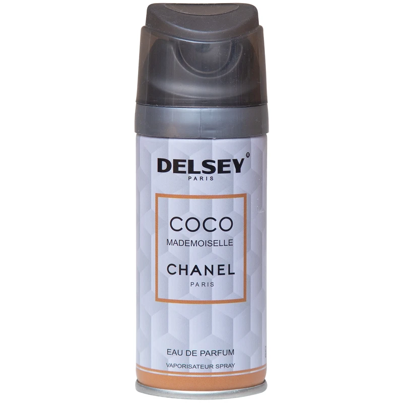 اسپری خوشبو کننده بدن زنانه دلسی مدل Coco Mademoiselle Chanel حجم 150 میلی لیتر