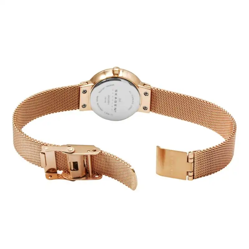 ساعت مچی عقربه ای زنانه اسکاژن دانمارک مدل 456SRRI