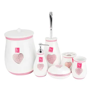 ست سرویس بهداشتی 6 پارچه پریمانوا مدل Heart