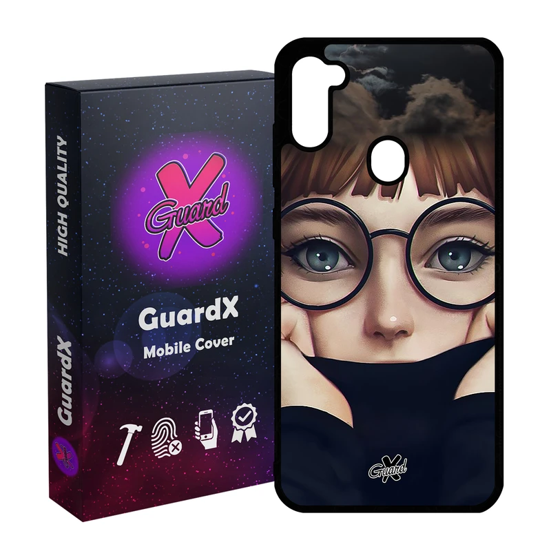 کاور گارد ایکس طرح Girl مدل Glass10040 مناسب برای گوشی موبایل سامسونگ Galaxy A11 / M11