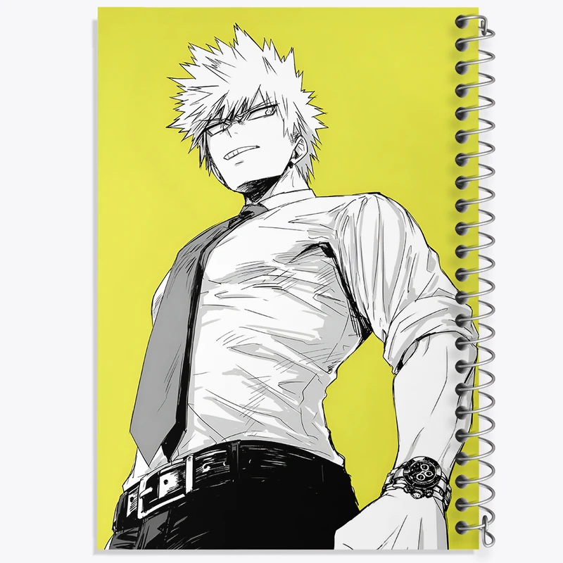 دفتر مشق 50 برگ خندالو طرح انیمه آکادمی قهرمان من کد F5567