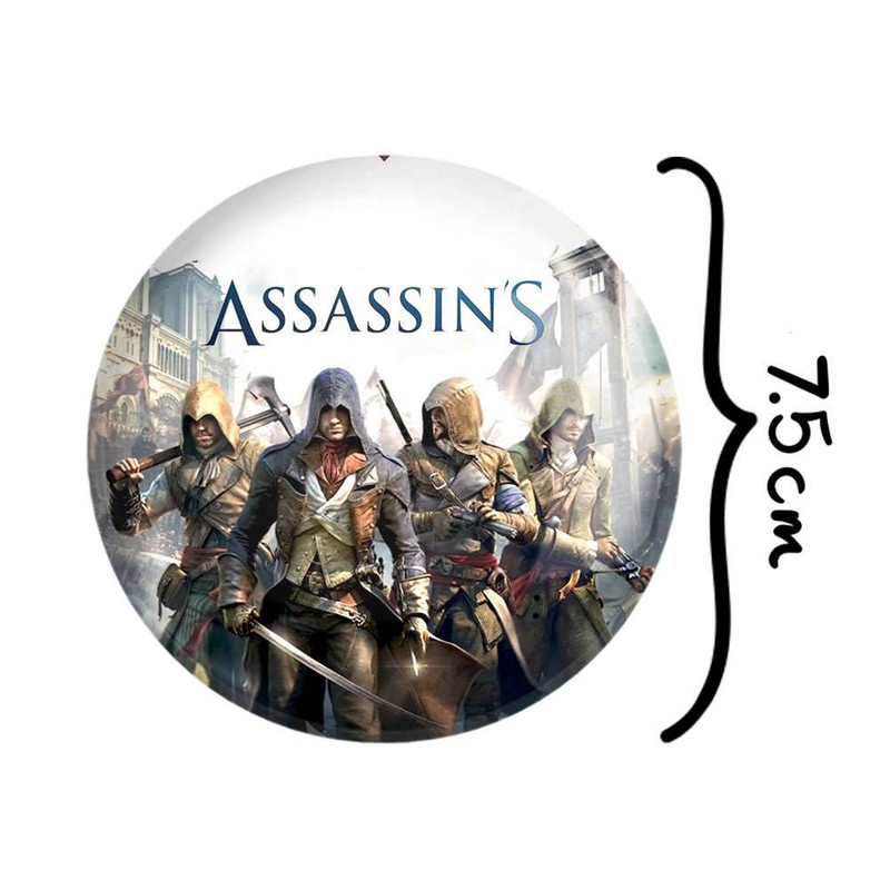 آینه جیبی خندالو طرح اساسینز کرید Assassins Creed کد 4975 آینه جیبی خندالو طرح اساسینز کرید Assassins Creed کد 4975