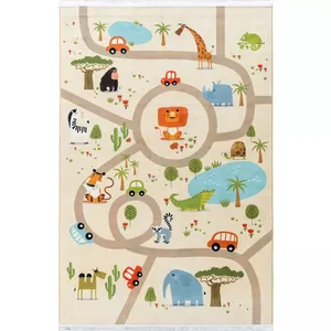 فرش ماشینی 700 شانه محتشم زمینه کرم حاشیه کرم مدل 101291