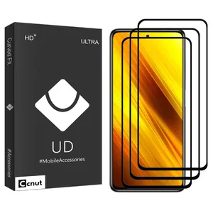 Coconut UD Black Screen Protector For Xiaomi Xiami Redmi Poco X3 Pack Of 3