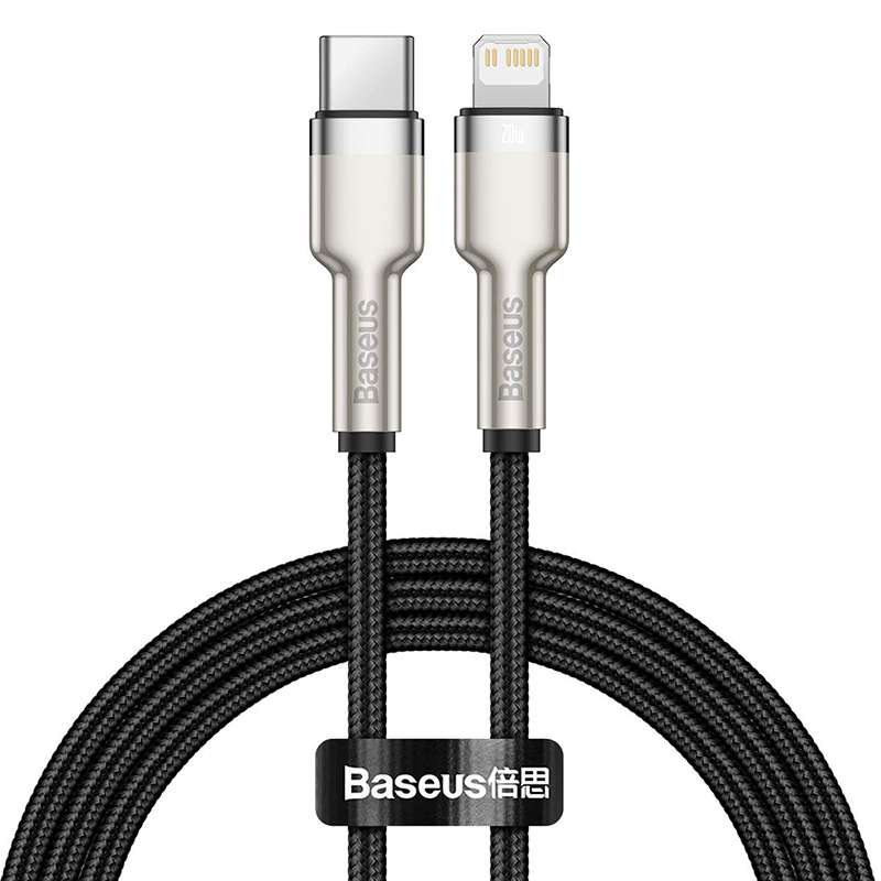 کابل تبدیل USB-C به لایتنینگ باسئوس مدل 20W K_A01 طول 1 متر