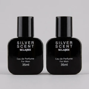 عطر جیبی مردانه اسکلاره مدل silver scent حجم 35 میلی لیتر مجموعه دو عددی