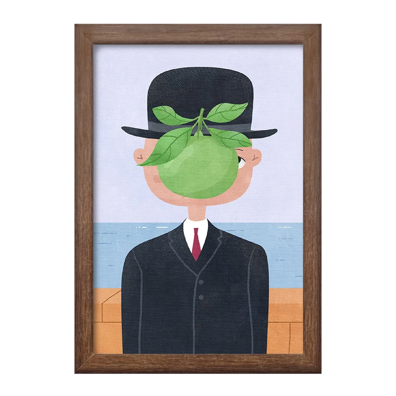 تابلو خندالو طرح پسر انسان  کد 23359