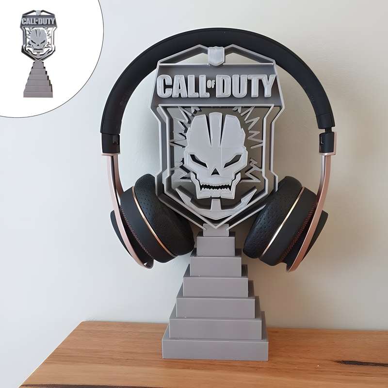 پایه نگهدارنده هدفون کاف تینگز مدل Call Of Duty پایه نگهدارنده هدفون کاف تینگز مدل Call Of Duty