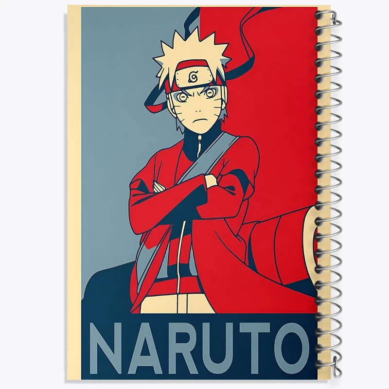 دفتر مشق 100 برگ خندالو طرح انیمه ناروتو (Naruto) کد F6457