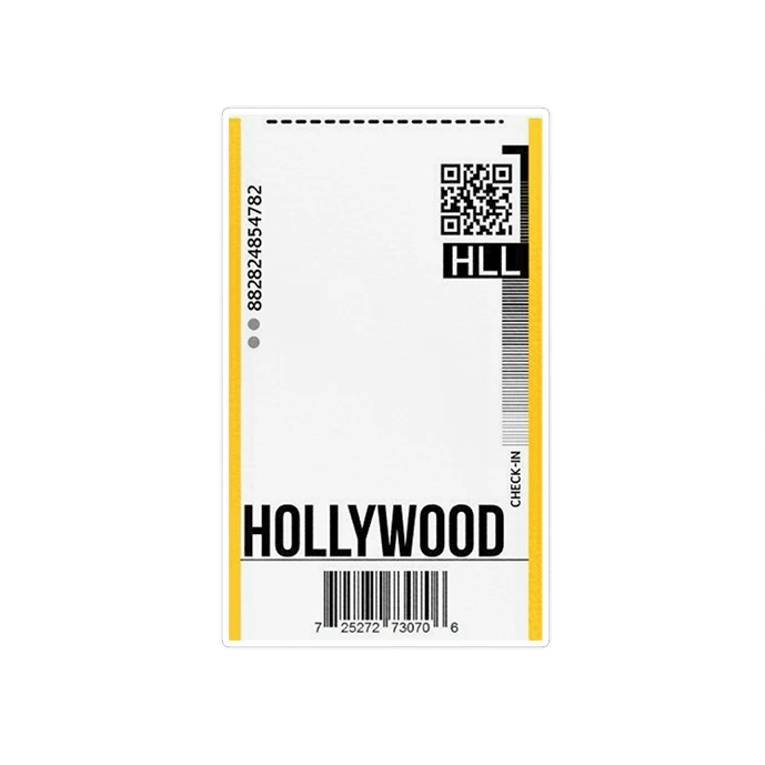 استیکر لپ تاپ ماسا دیزاین طرح hollywood مدل STK1672