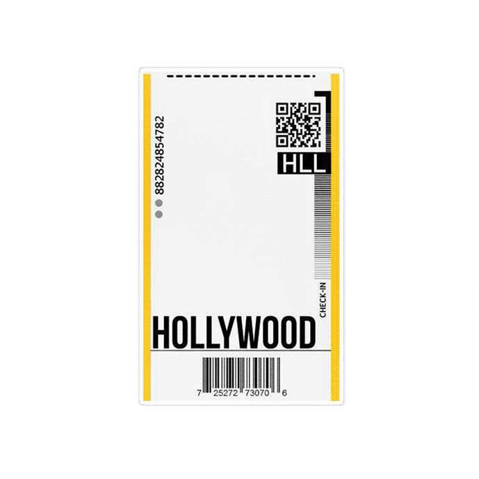 استیکر لپ تاپ ماسا دیزاین طرح hollywood مدل STK1672