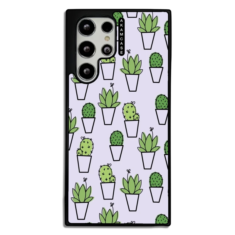 کاور آکام مدل AMC-WSGS22U-CACTUS-39 مناسب برای گوشی موبایل سامسونگ Galaxy S22 Ultra