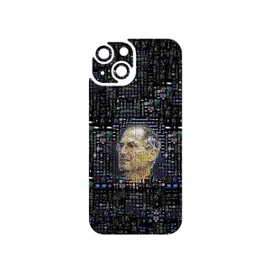 MAHOOT Collage of Steve Jobs 2 Cover Sticker for Apple iPhone 15
