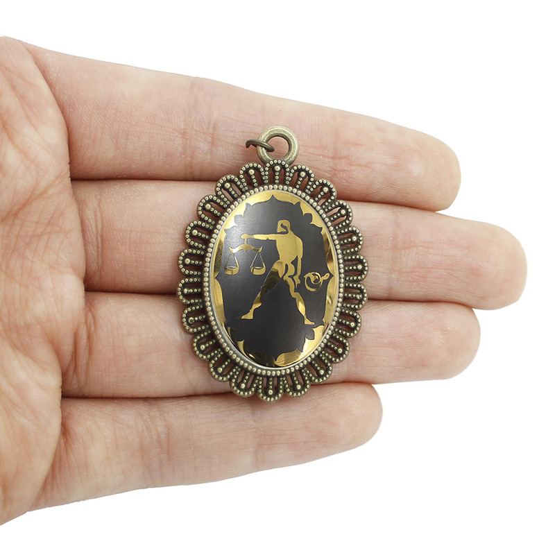 آویز گردنبند زنانه مدل حدید مهر کد 6217