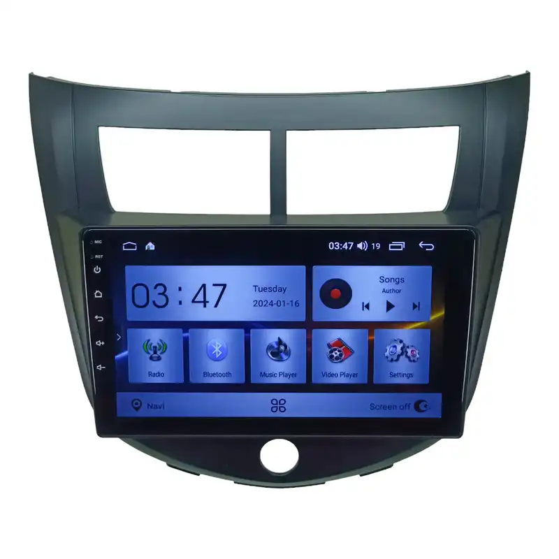 پخش کننده تصویری خودرو مدل اندروید Golden24 مناسب برای جک J4