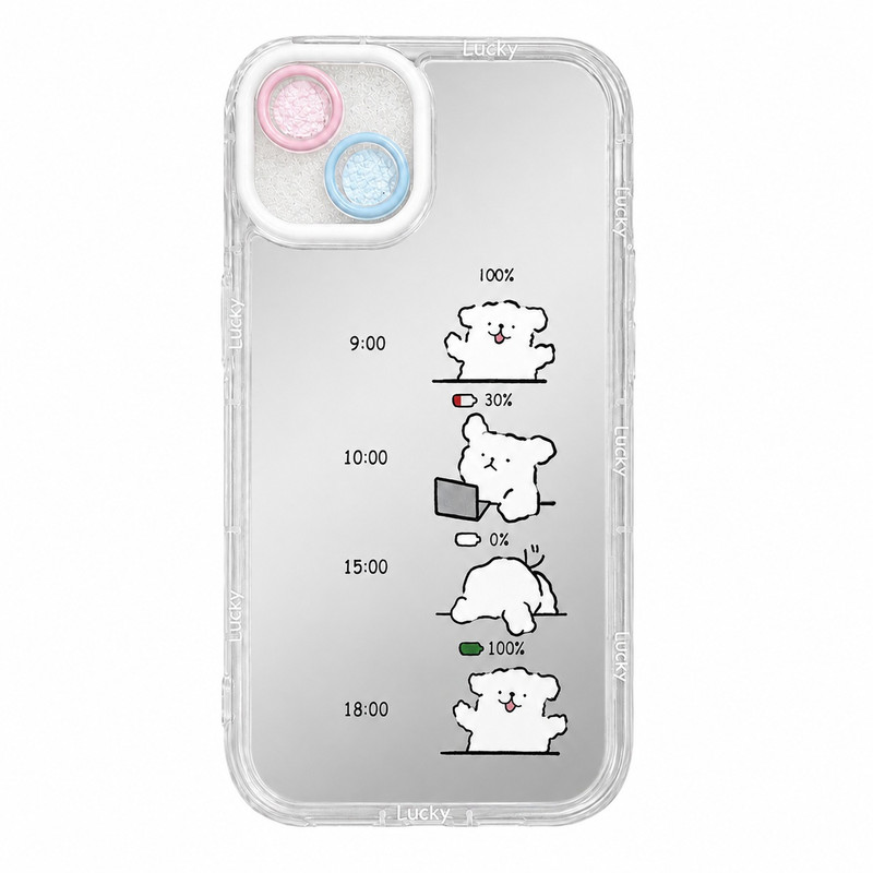 کاور آیینه ای مدل لوکی مناسب برای گوشی موبایل اپل iphone 13/14 normal