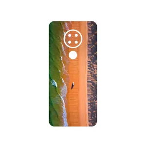 MAHOOT Beach and Green Sea Cover Sticker for Nokia 7.2