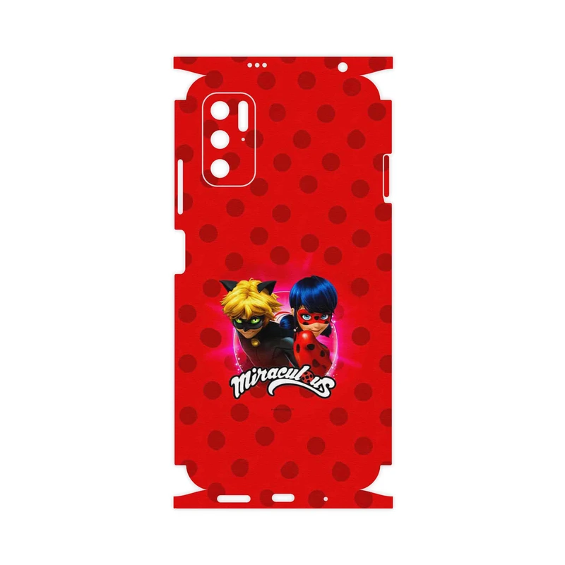 برچسب پوششی ماهوت مدل Ladybug and Cat Noir-FullSkin مناسب برای گوشی موبایل شیائومی Redmi Note 11SE