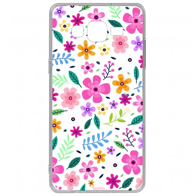 کاور طرح گل مناسب برای گوشی موبایل سامسونگ Galaxy J700/ J7 2015