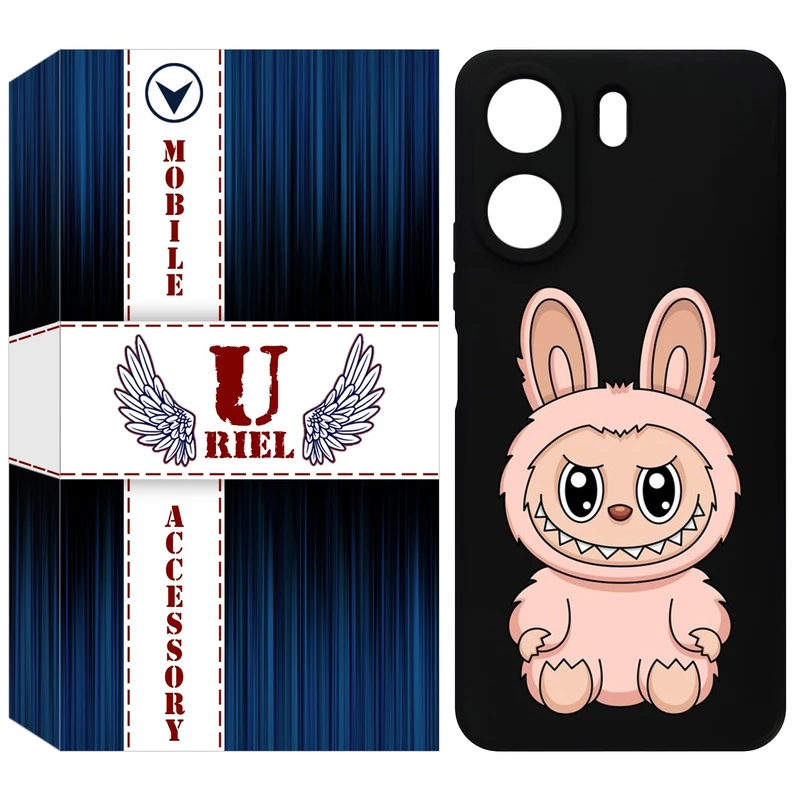 کاور یوریل مدل KSH کد 138 طرح عروسک لبوبو مناسب برای گوشی موبایل شیائومی Redmi 13C 4G / Poco C65