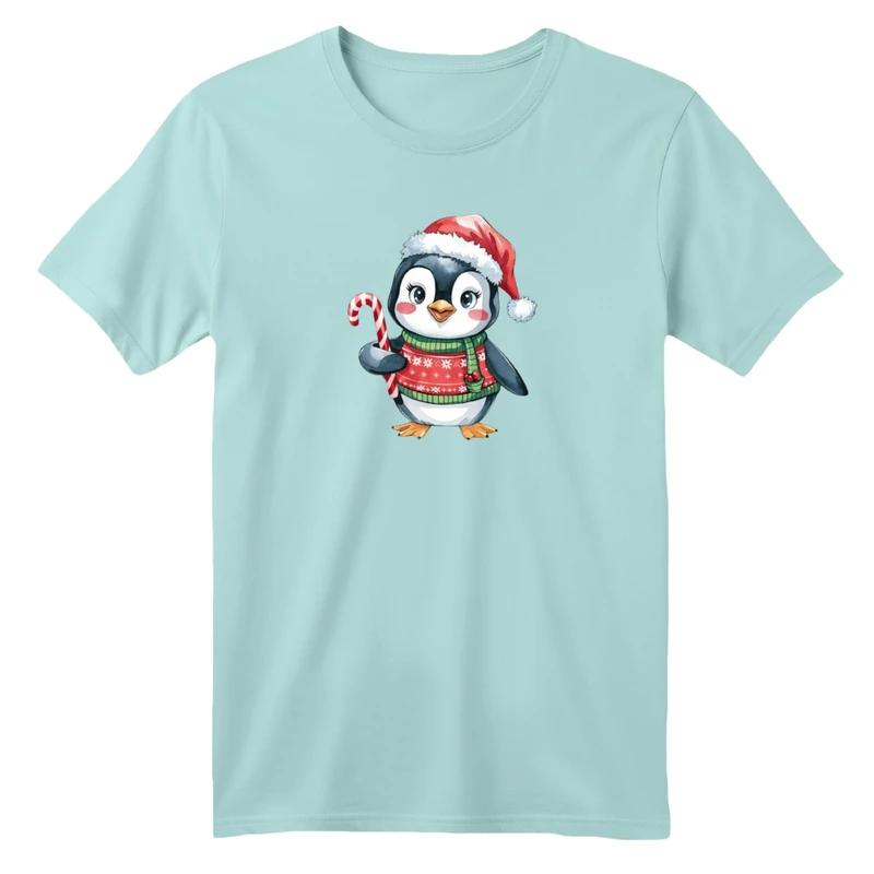 تی شرت آستین کوتاه بچگانه مدل کریسمسی کد 016  