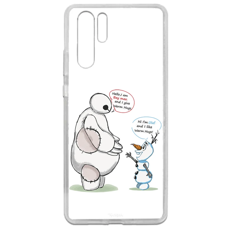 کاور طرح Olaf & Baymax مناسب برای گوشی موبایل هوآوی P30 Pro