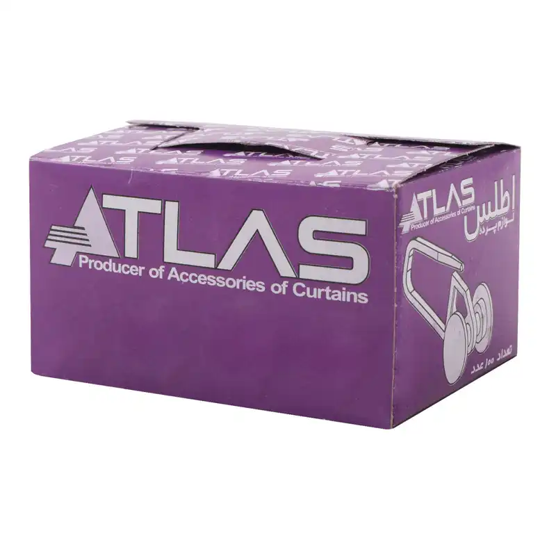 گیره پرده اطلس مدل at-100 بسته 100 عددی
