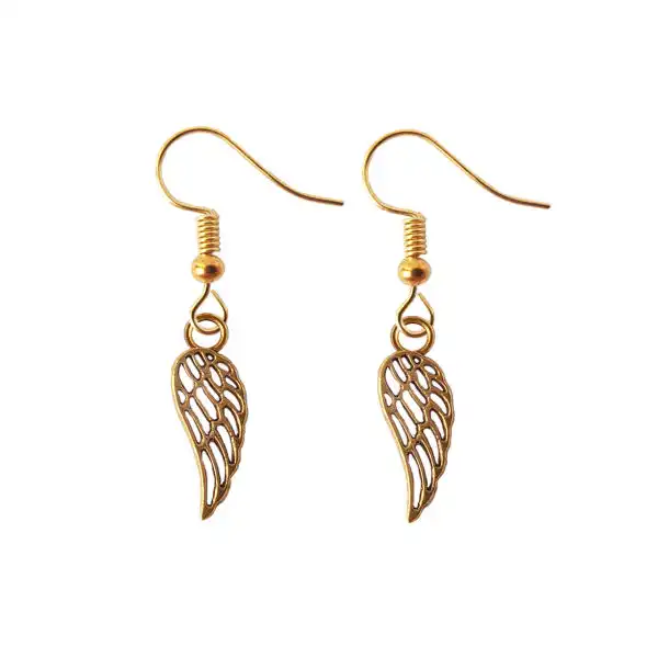 گوشواره زنانه طرح بال کد AL_BKH