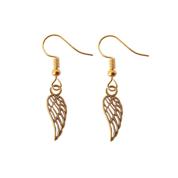 گوشواره زنانه طرح بال کد AL_BKH گوشواره زنانه طرح بال کد AL_BKH