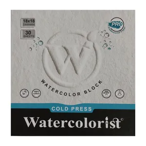 دفتر آبرنگ 30 برگ واترکالریست مدل بلوک کلدپرس پرو کد proCold18