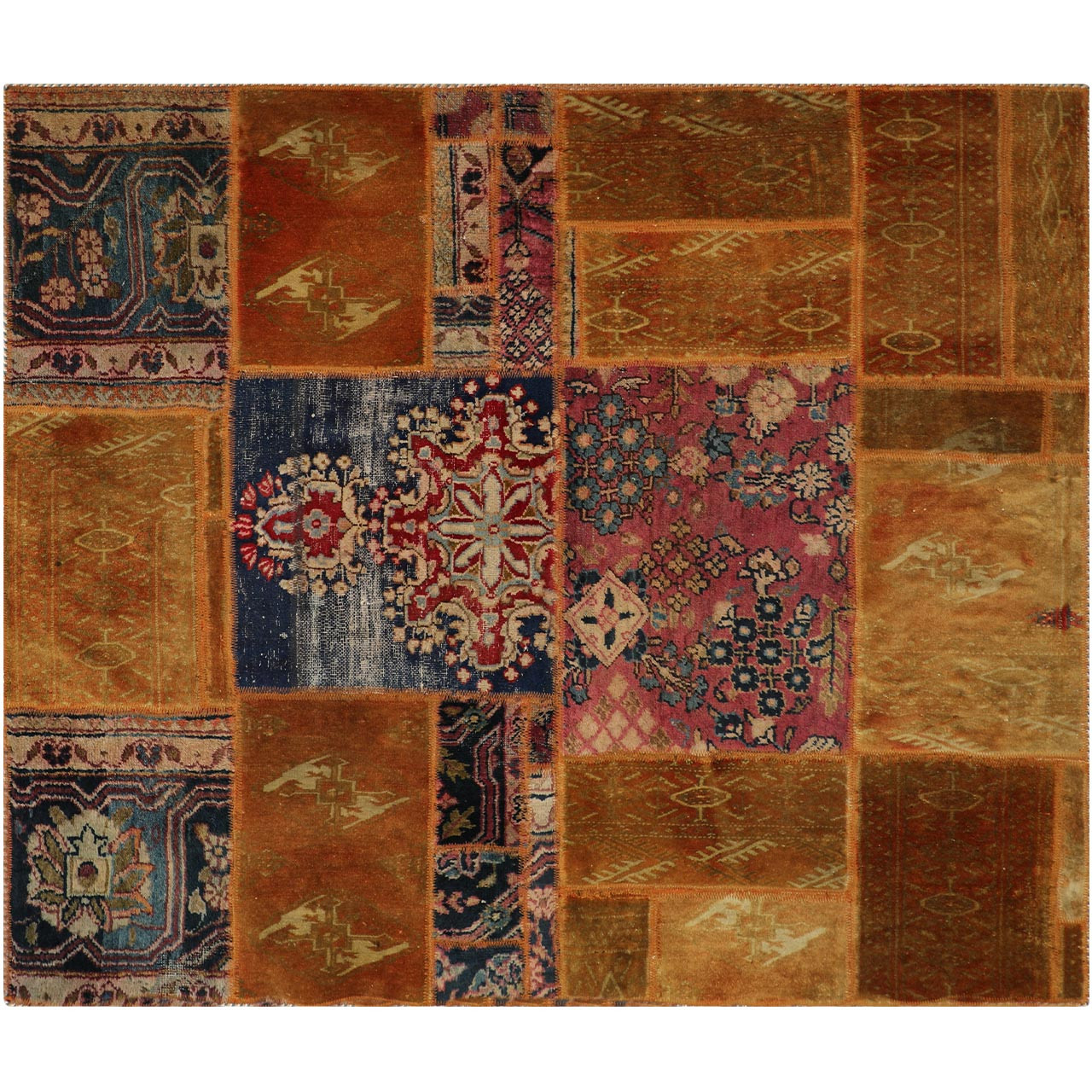 کلاژ فرش دستبافت دو متری فرش هریس کد 101769