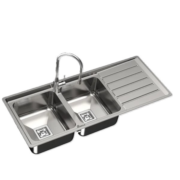 سینک ظرفشویی استیل بیمکث مدل 921 توکار