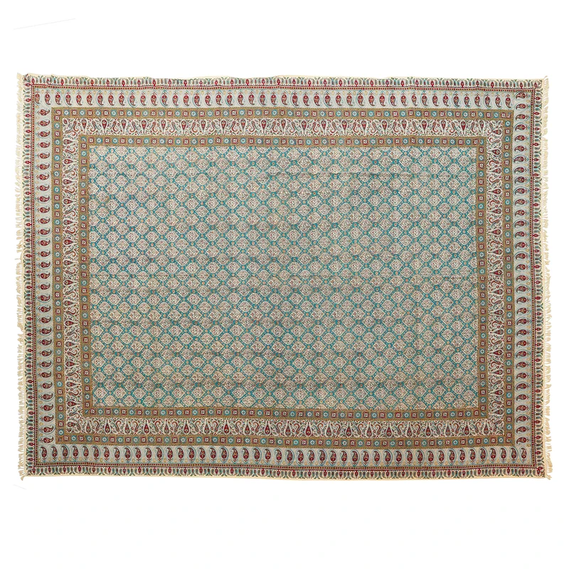 رومیزی قلمکار زابلیان مدل اعلی طرح گنبد مسجد شیخ لطف الله اصفهان کد 280p220HQMosque-XXXL