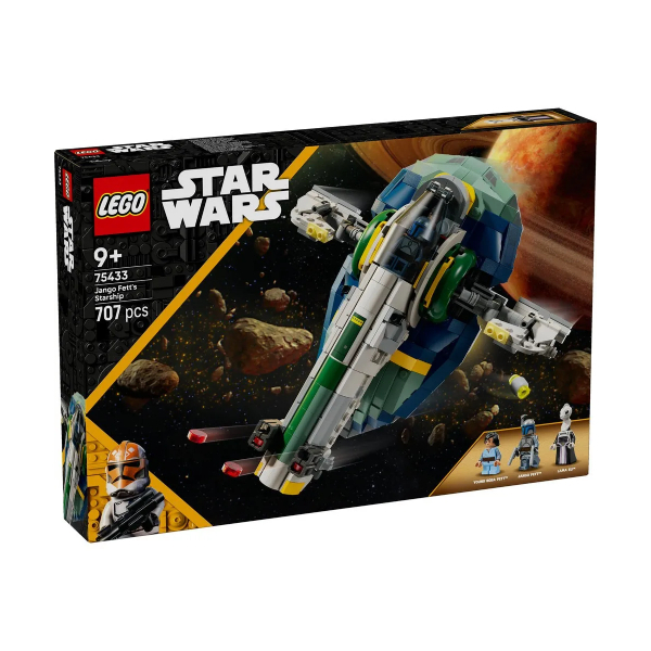 لگو 707 تکه سری استار وارز مدل Star Wars Jango Fett’s Starship کد 75433