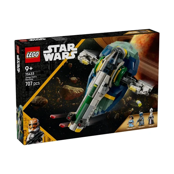 لگو 707 تکه سری استار وارز مدل Star Wars Jango Fett’s Starship کد 75433