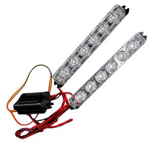 چراغ فدرالی خودرو بست یدک مدل ۶ لنزه پلیسی خطی بسته ۲ عددی