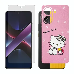 Glass Together model transparent screen protector suitable for Xiaomi Poco X7 Pro mobile phone with back cover sticker