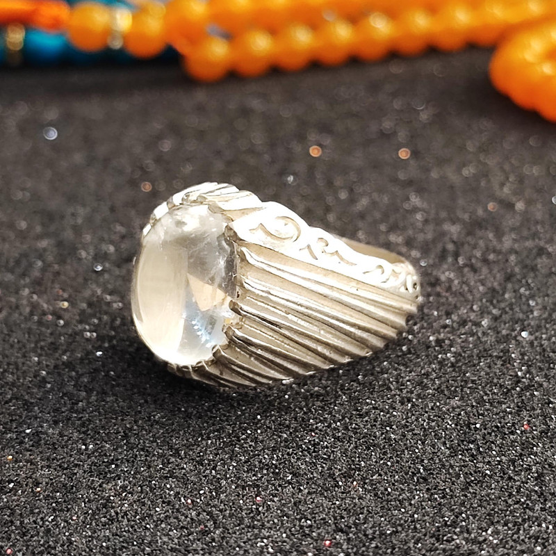 انگشتر نقره مردانه مدل در نجف هزار چنگ MD6024