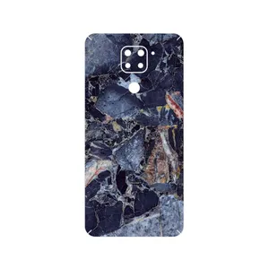 MAHOOT Broken black marble Cover Sticker for Xiaomi Redmi Note 9