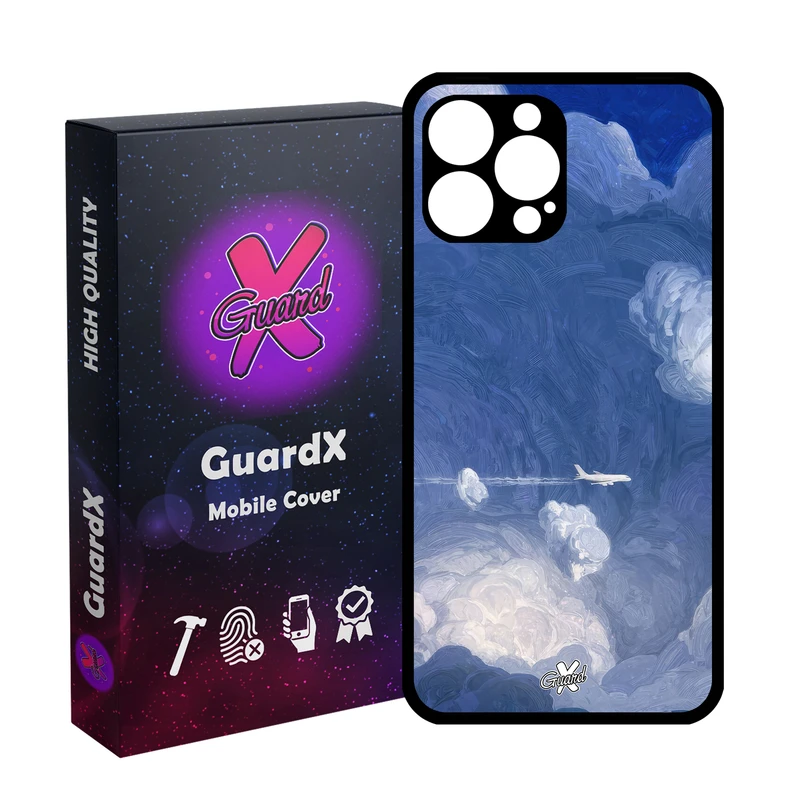کاور گارد ایکس طرح هواپیما مدل Glass10597 مناسب برای گوشی موبایل اپل iPhone 13 Pro Max