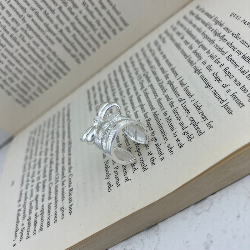 انگشتر زنانه مدل پاپیون کد R4619