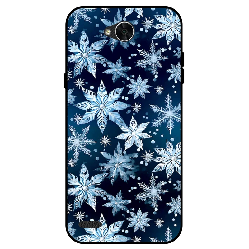 کاور مگافون طرح برف مدل 2824 مناسب برای گوشی موبایل ال جی X Power 2